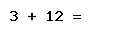 Math captcha