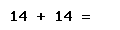 Math captcha